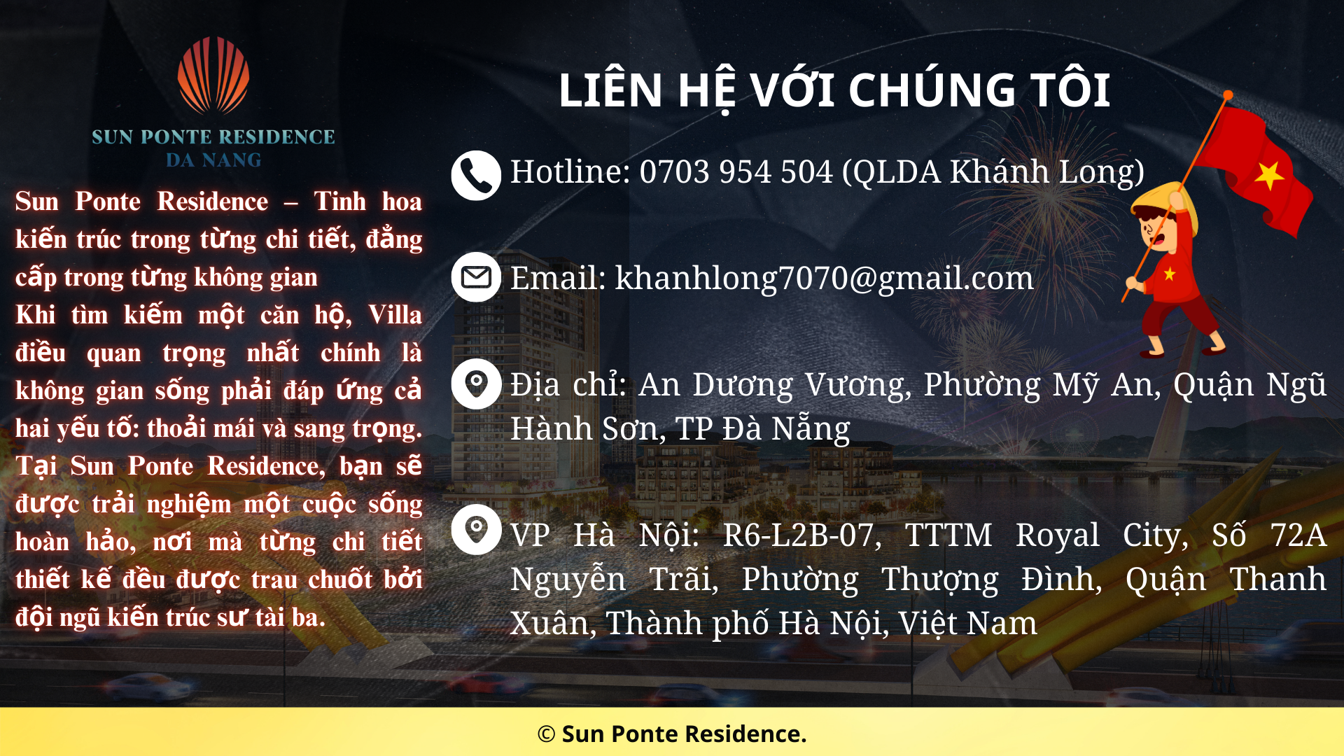 Thông tin liên hệ Sun Ponte Residence Đà Nẵng