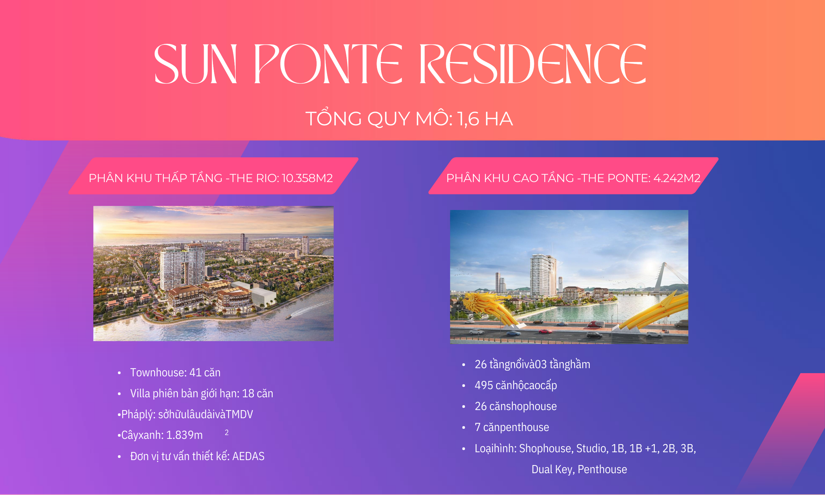 Tổng quan căn hộ Sun Ponte Residence Đà Nẵng
